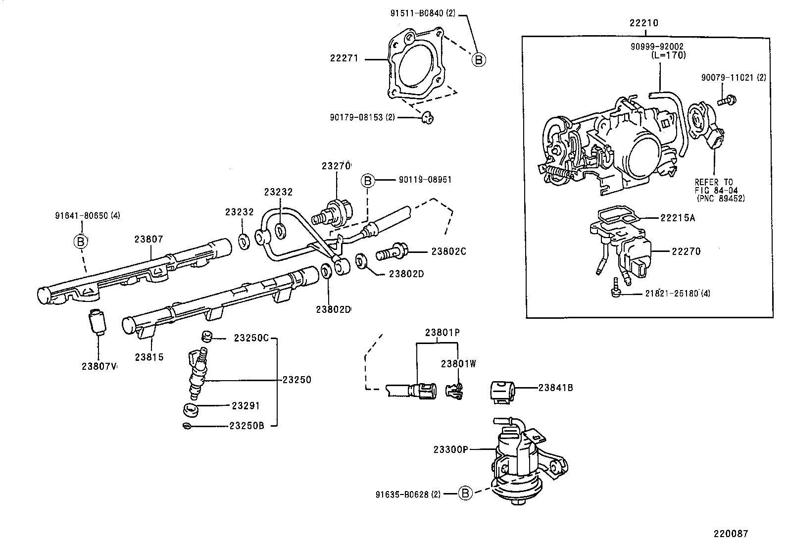 22210-20170 BODY ASSY, THROTTLE product image