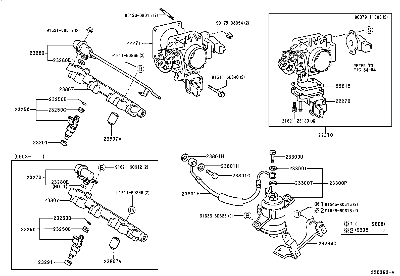 Toyota 22210-11430 BODY ASSY, THROTTLE