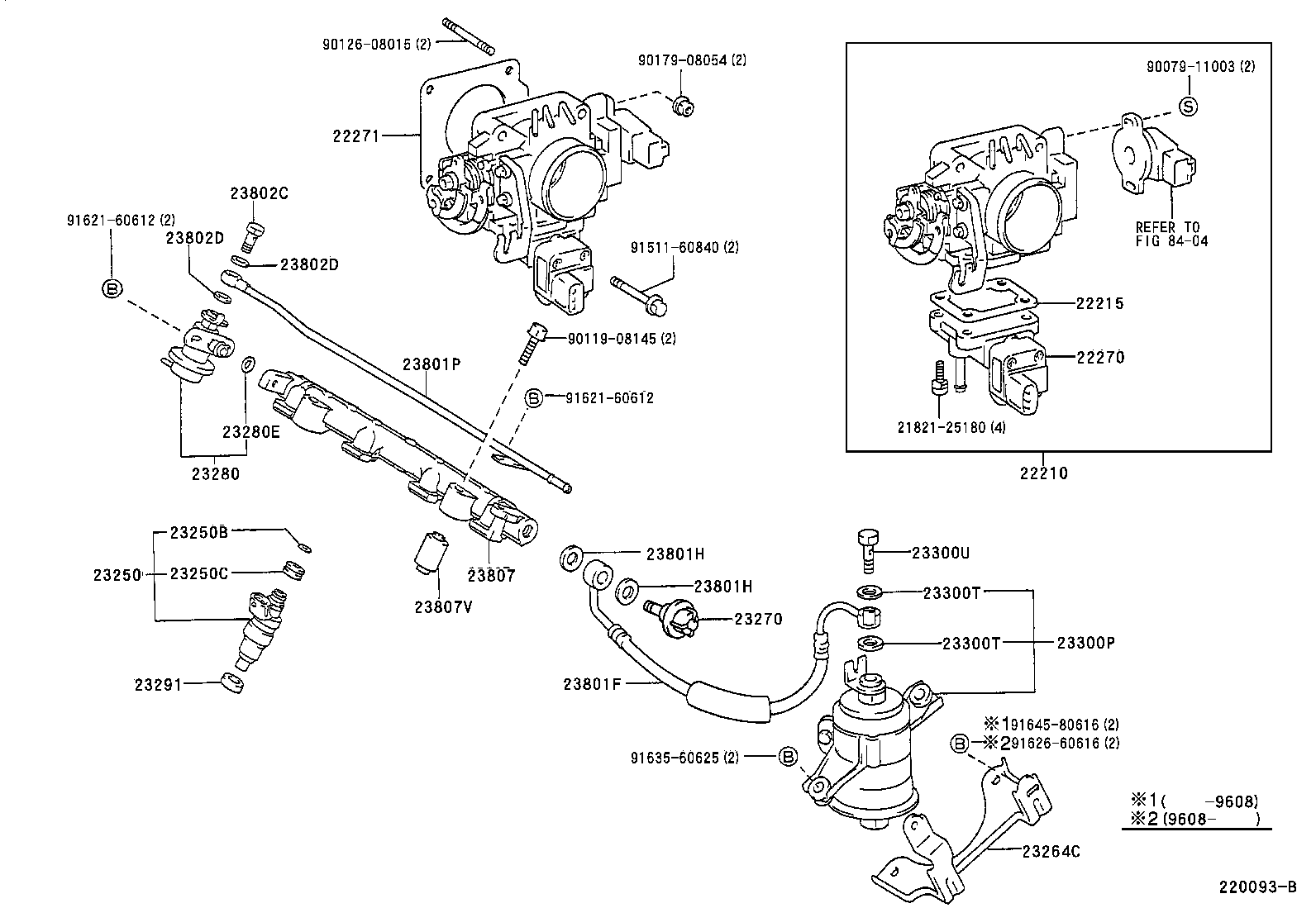 22210-11540 BODY ASSY, THROTTLE product image