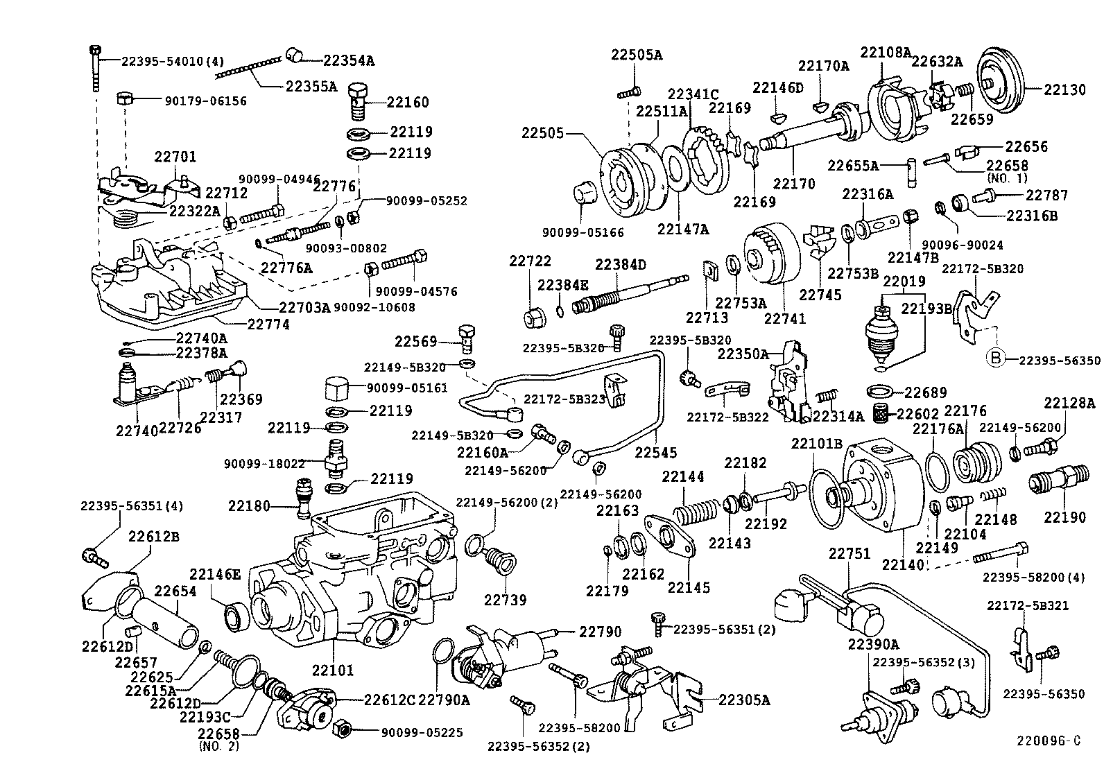 22101-5B640 HOUSING SUB-ASSY, INJECTION PUMP product image