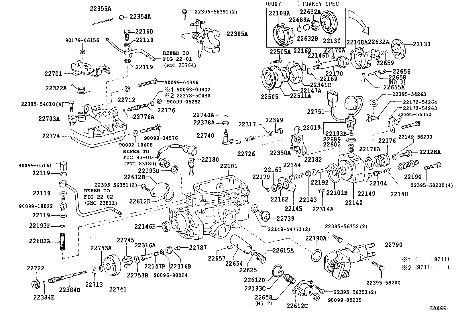 22101-5B640 HOUSING SUB-ASSY, INJECTION PUMP product image