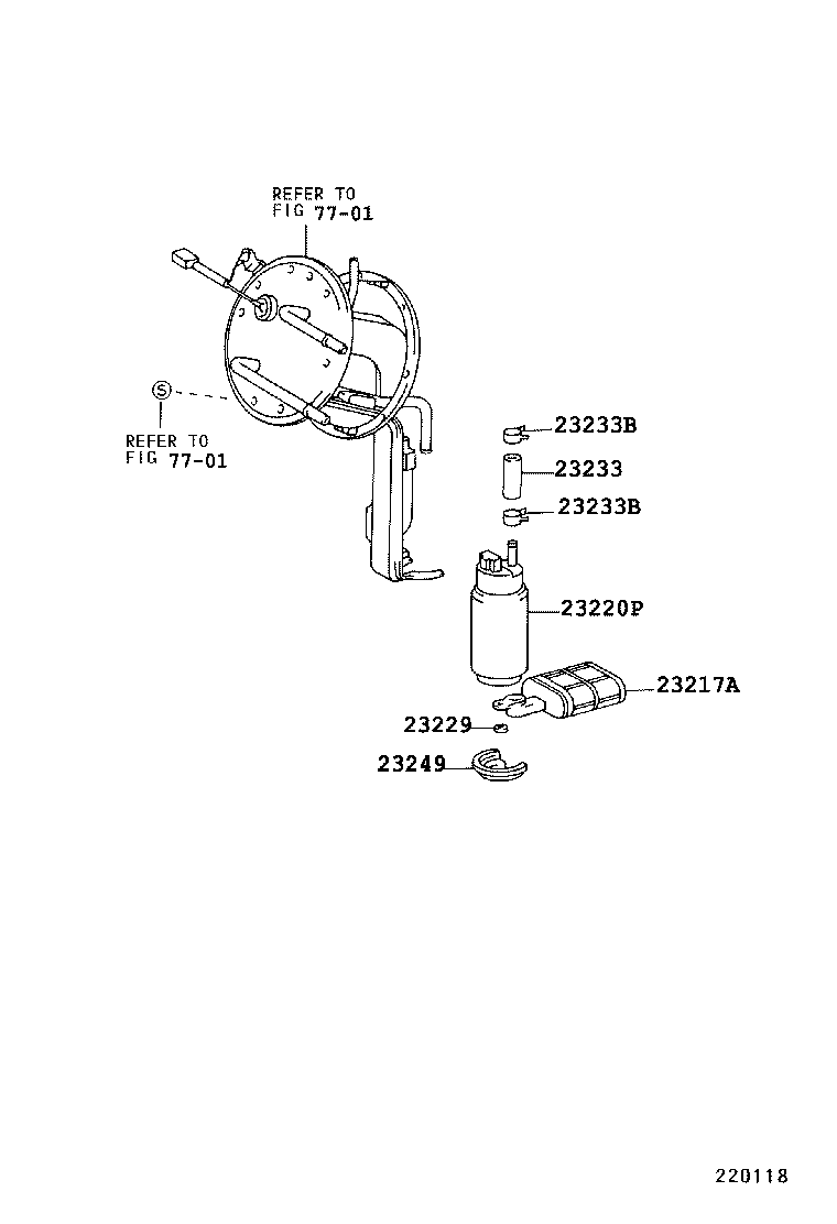 23802-74080 PIPE SUB-ASSY, FUEL, NO.2 product image