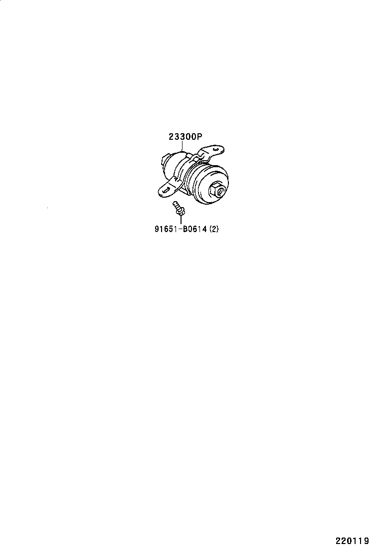 22271-46040 GASKET, THROTTLE BODY product image
