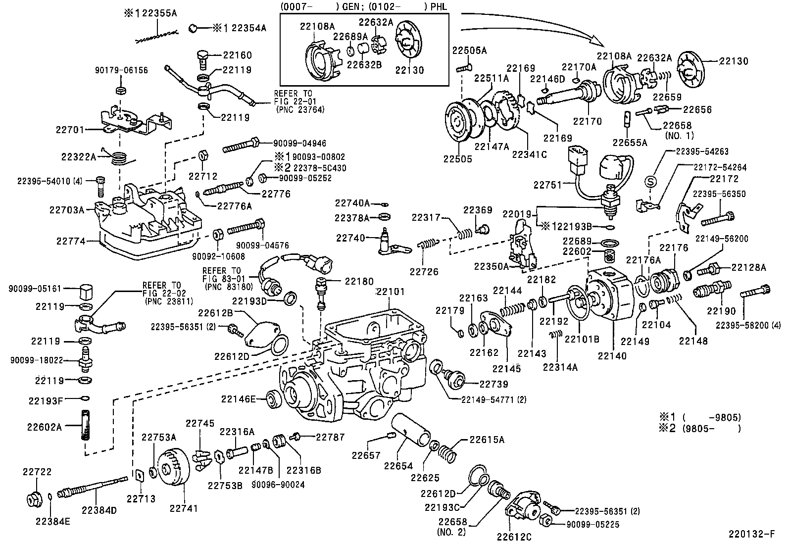 22140-5B590 HEAD SUB-ASSY, DISTRIBUTIVE PUMP product image