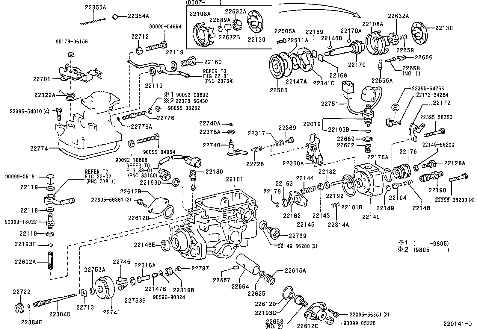 22140-5B590 HEAD SUB-ASSY, DISTRIBUTIVE PUMP product image