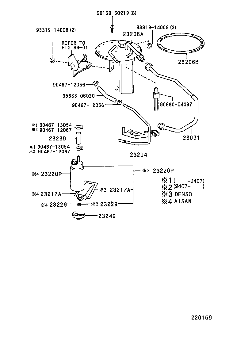 23209-15030 INJECTOR ASSY, FUEL product image