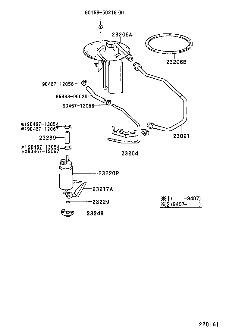 77203-13110 BRACKET, FUEL PUMP product image