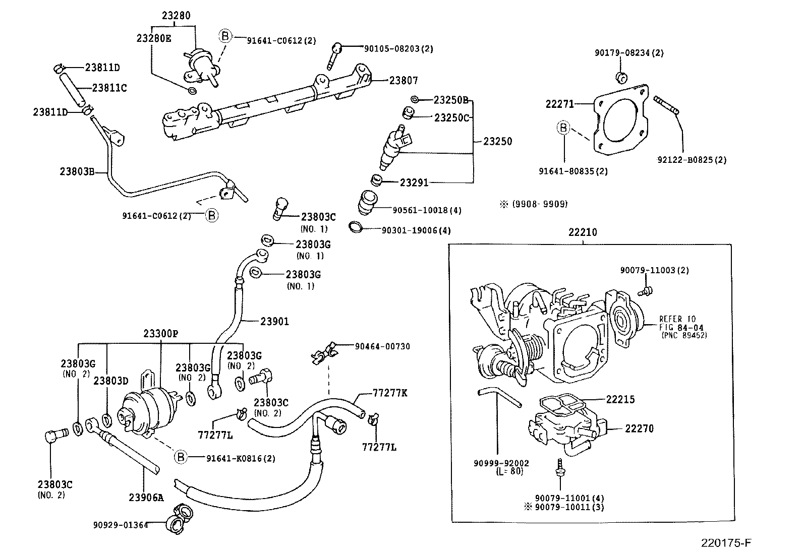 Toyota 23220-0C010 PUMP ASSY, FUEL