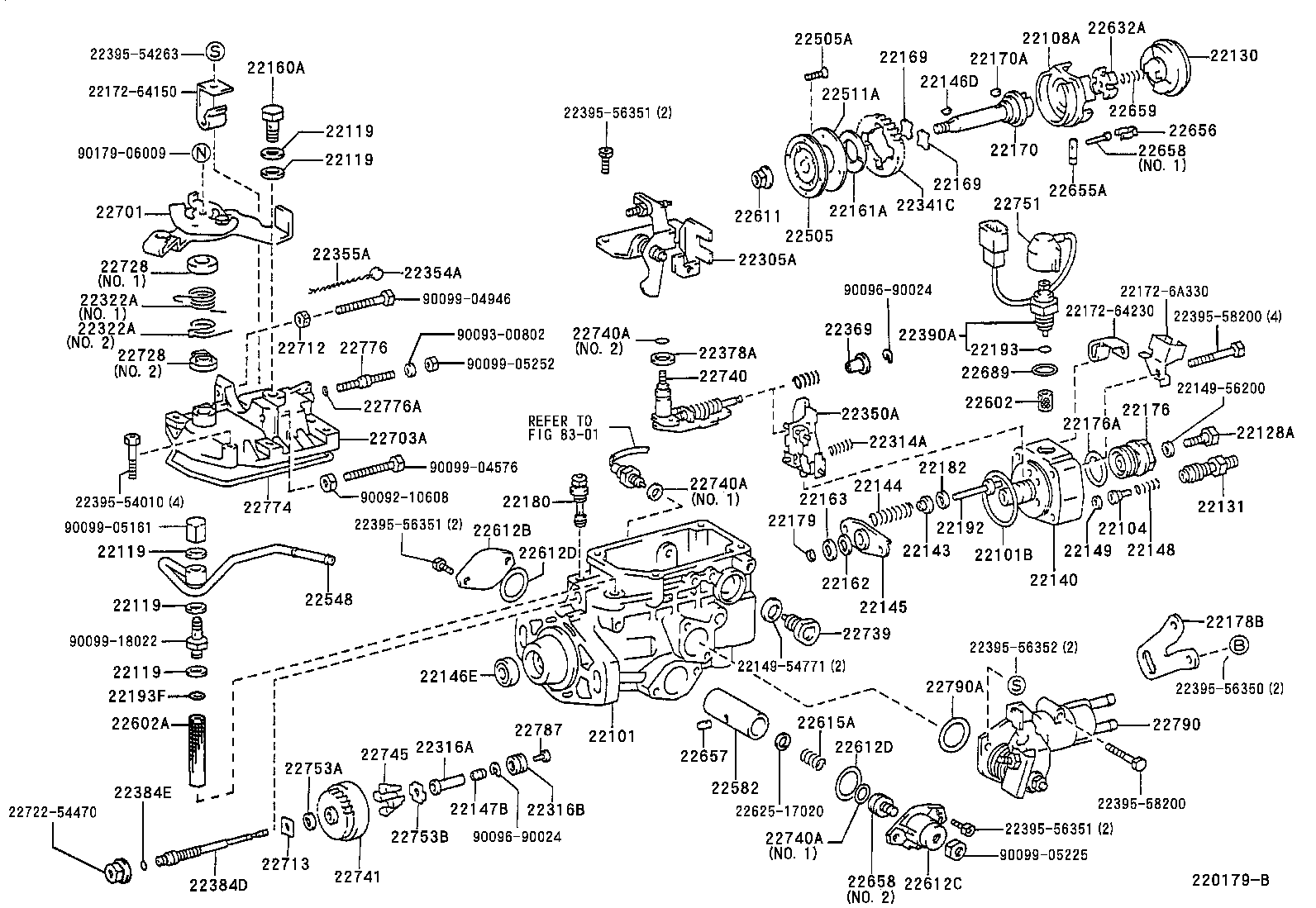 22140-6D500 HEAD SUB-ASSY, DISTRIBUTIVE PUMP product image