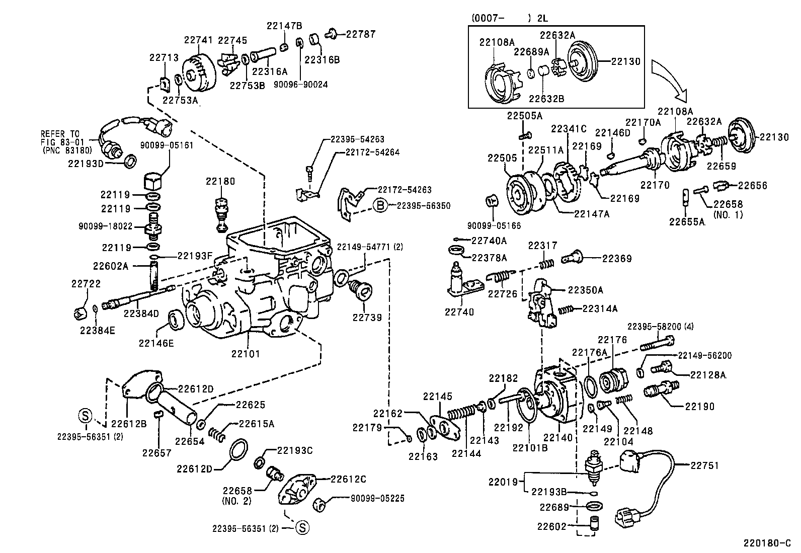 22101-5B640 HOUSING SUB-ASSY, INJECTION PUMP product image