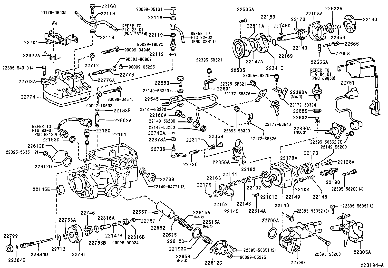 22140-5B460 HEAD SUB-ASSY, DISTRIBUTIVE PUMP product image