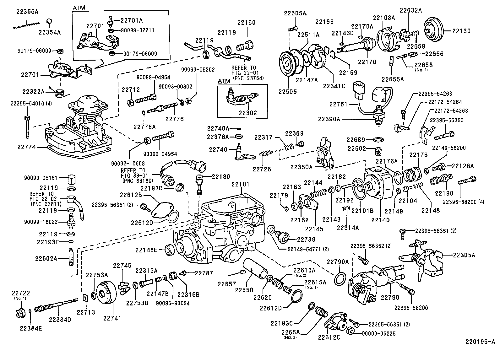 22140-5B460 HEAD SUB-ASSY, DISTRIBUTIVE PUMP product image