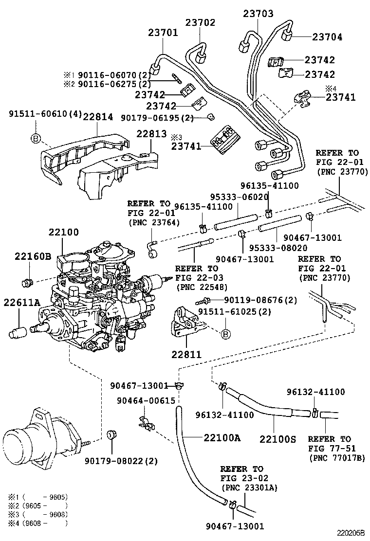 23703-64100 PIPE SUB-ASSY, INJECTION, NO.3 product image