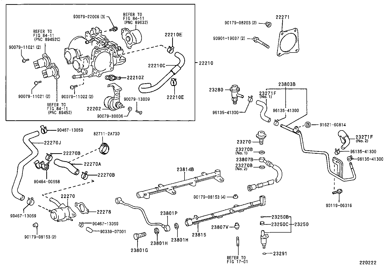 22271-50020 GASKET, THROTTLE BODY product image