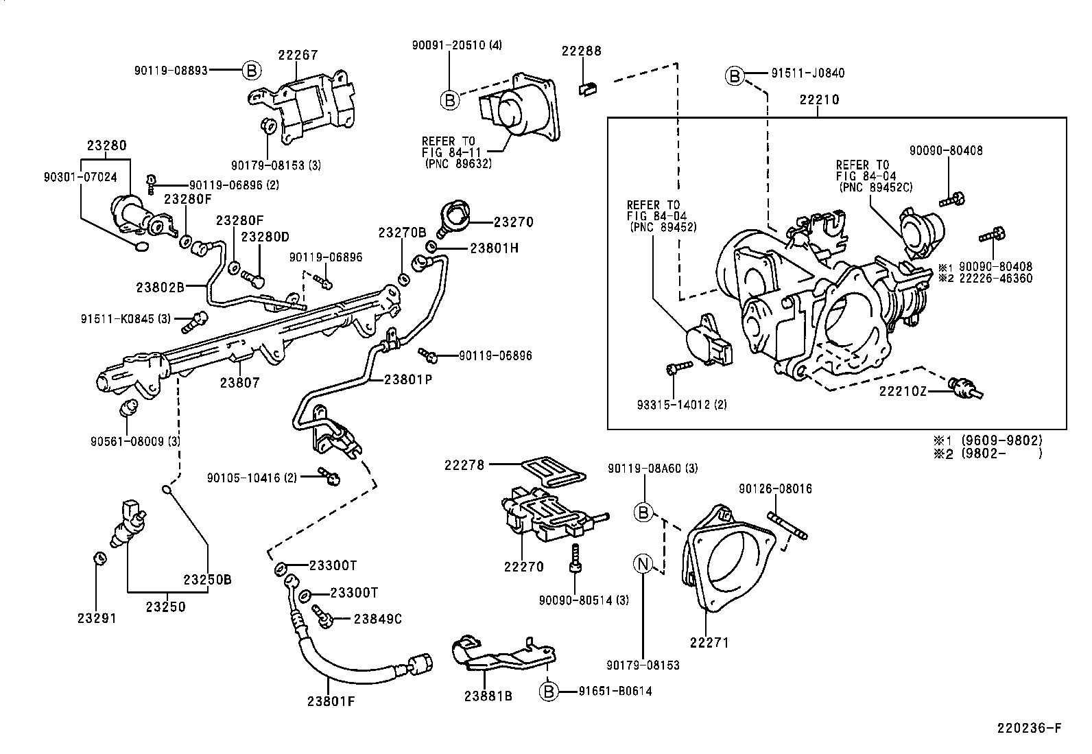 22271-50020 GASKET, THROTTLE BODY product image