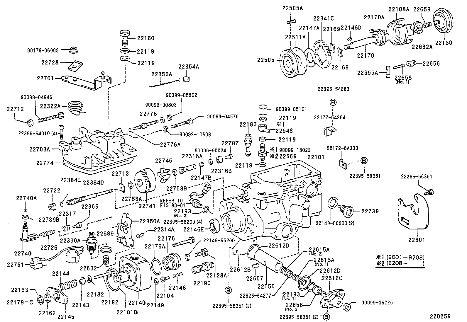 22104-54640 VALVE SUB-ASSY, INJECTION PUMP DELIVERY product image