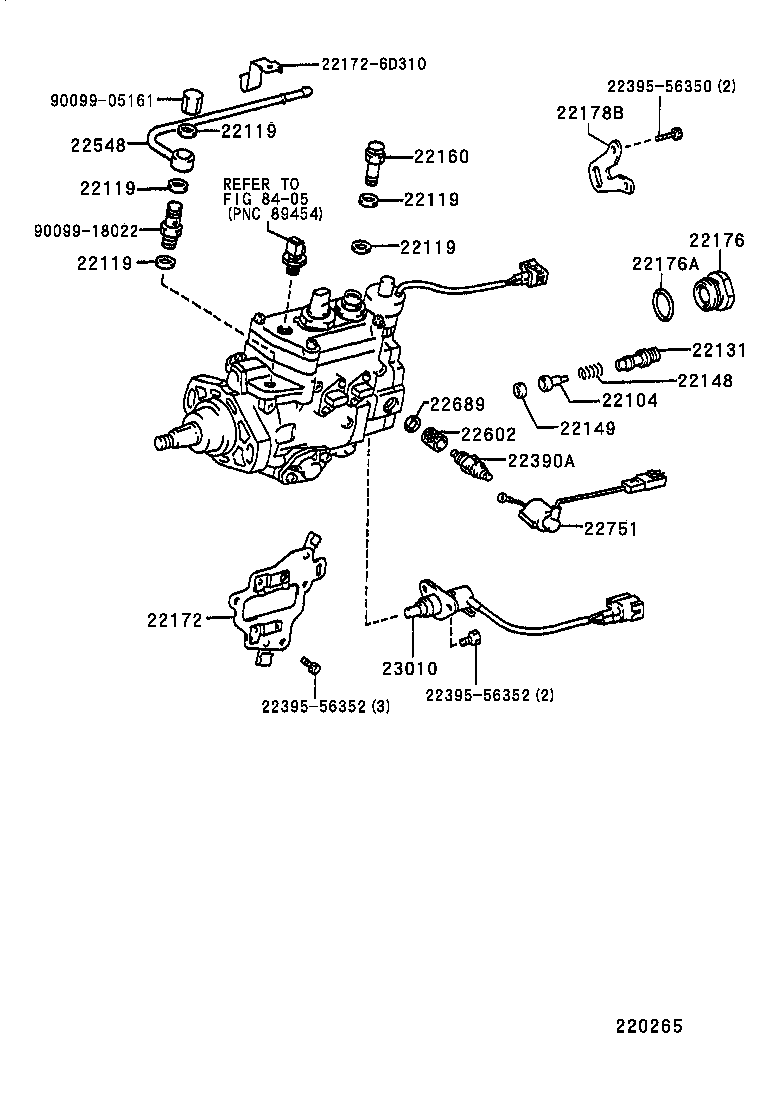 22160-54271 SCREW SUB-ASSY, OVERFLOW product image