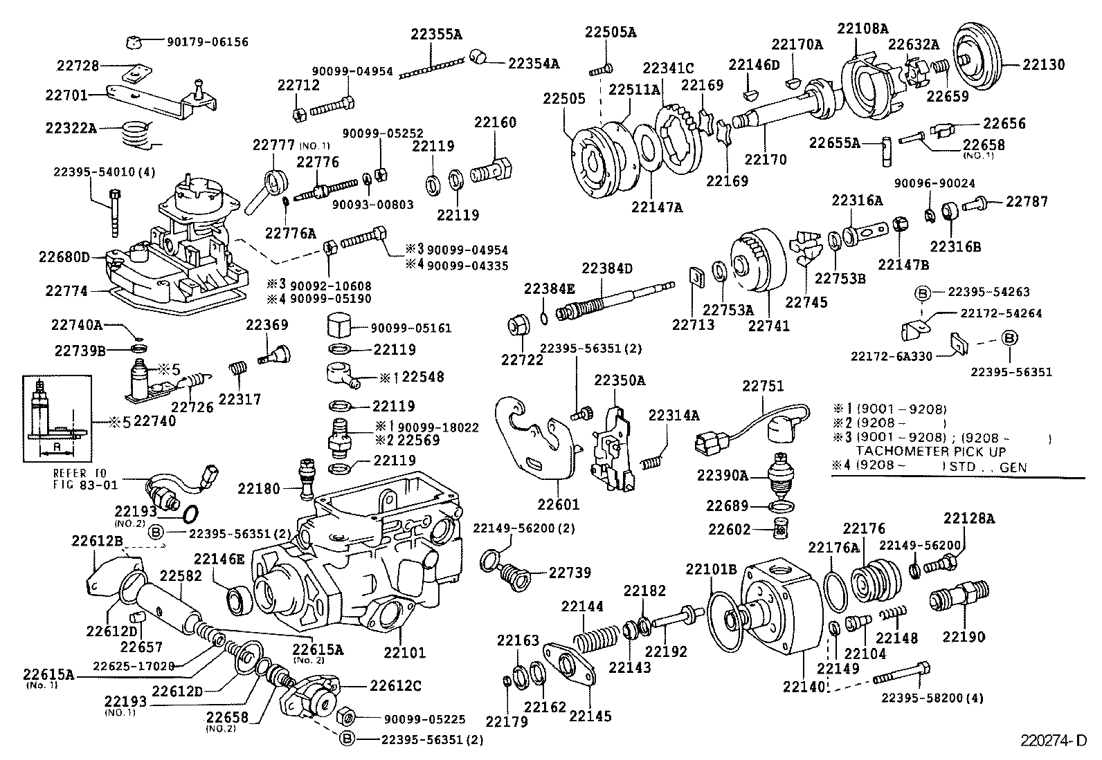 22104-54640 VALVE SUB-ASSY, INJECTION PUMP DELIVERY product image