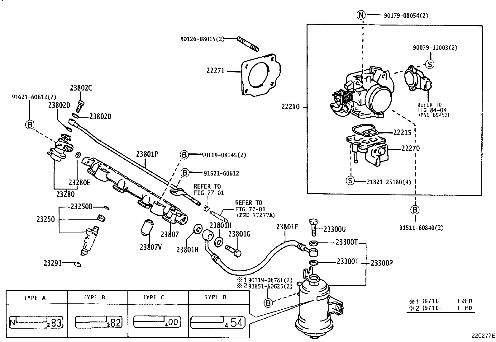 23209-11130 INJECTOR ASSY, FUEL product image