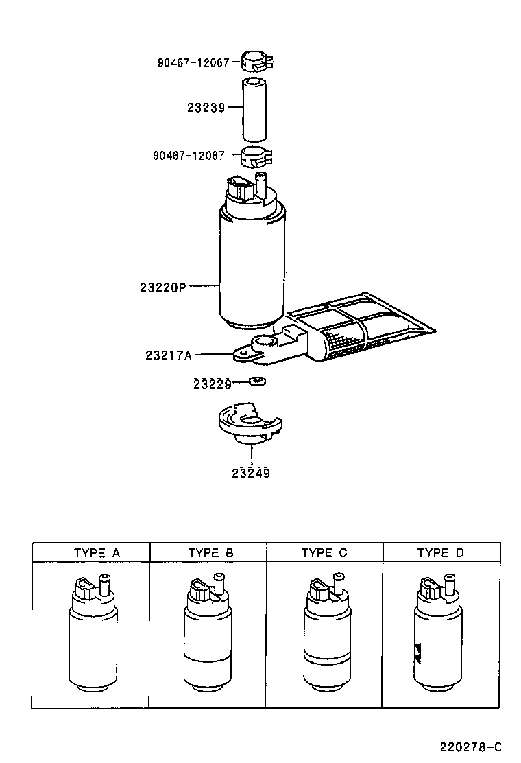 23209-11130 INJECTOR ASSY, FUEL product image