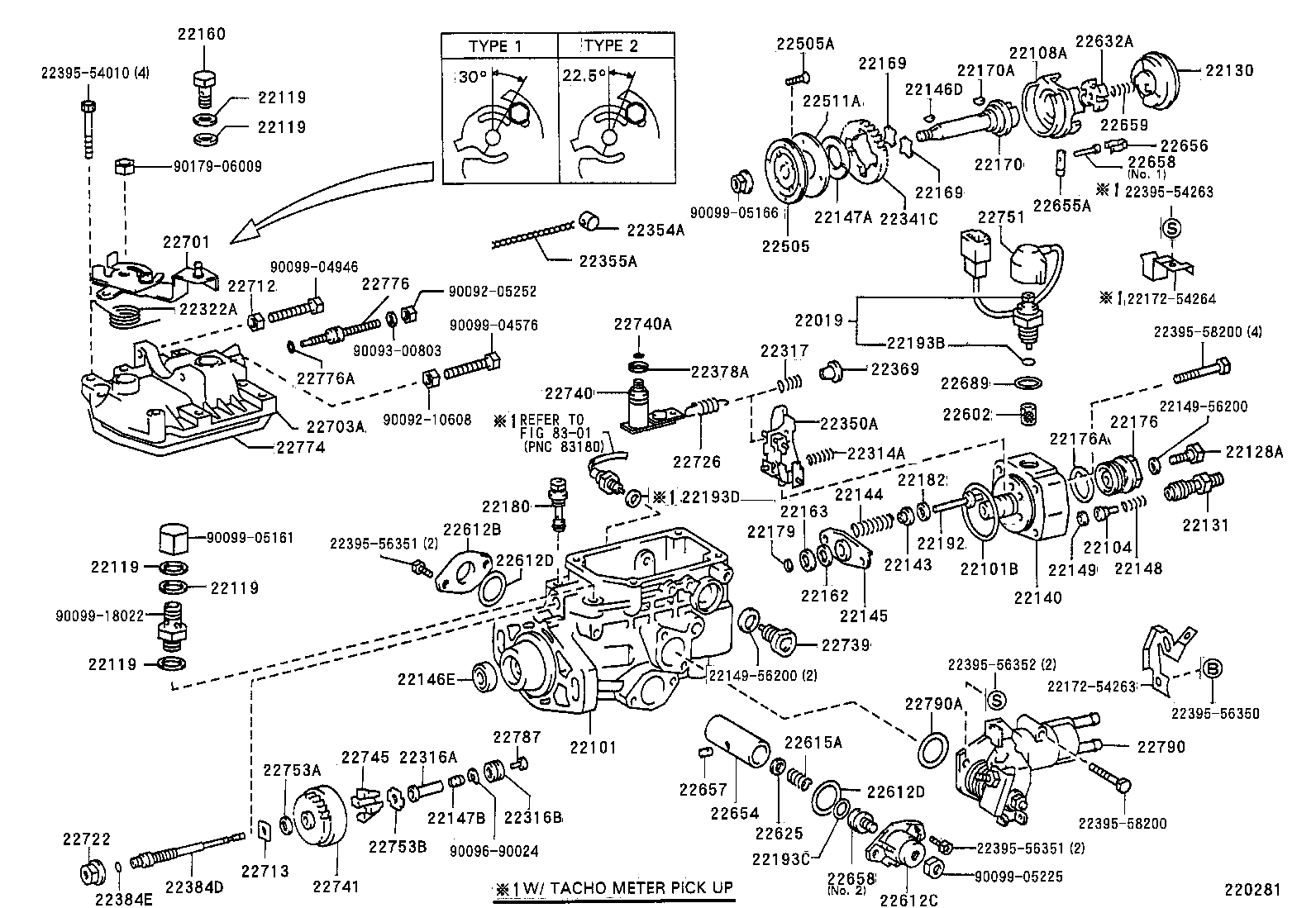 22104-54640 VALVE SUB-ASSY, INJECTION PUMP DELIVERY product image