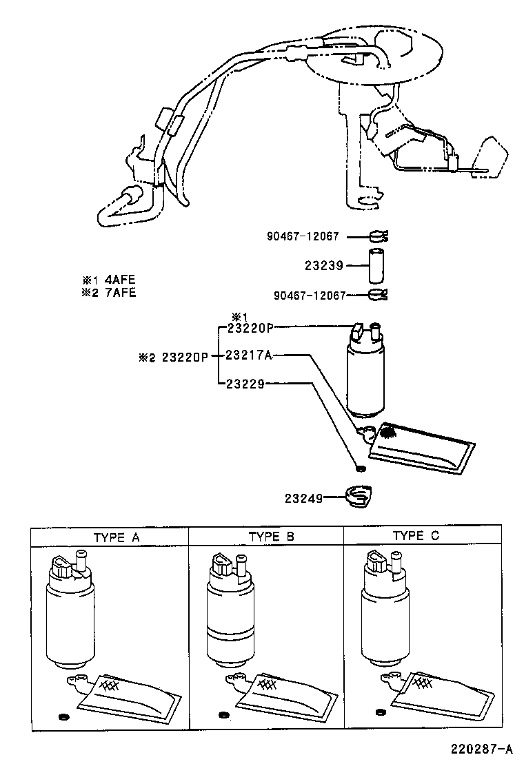 23209-11130 INJECTOR ASSY, FUEL product image