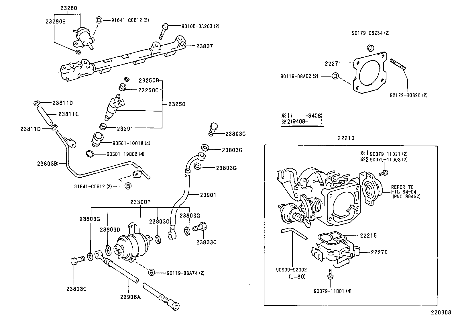 23209-79075 INJECTOR ASSY, FUEL product image