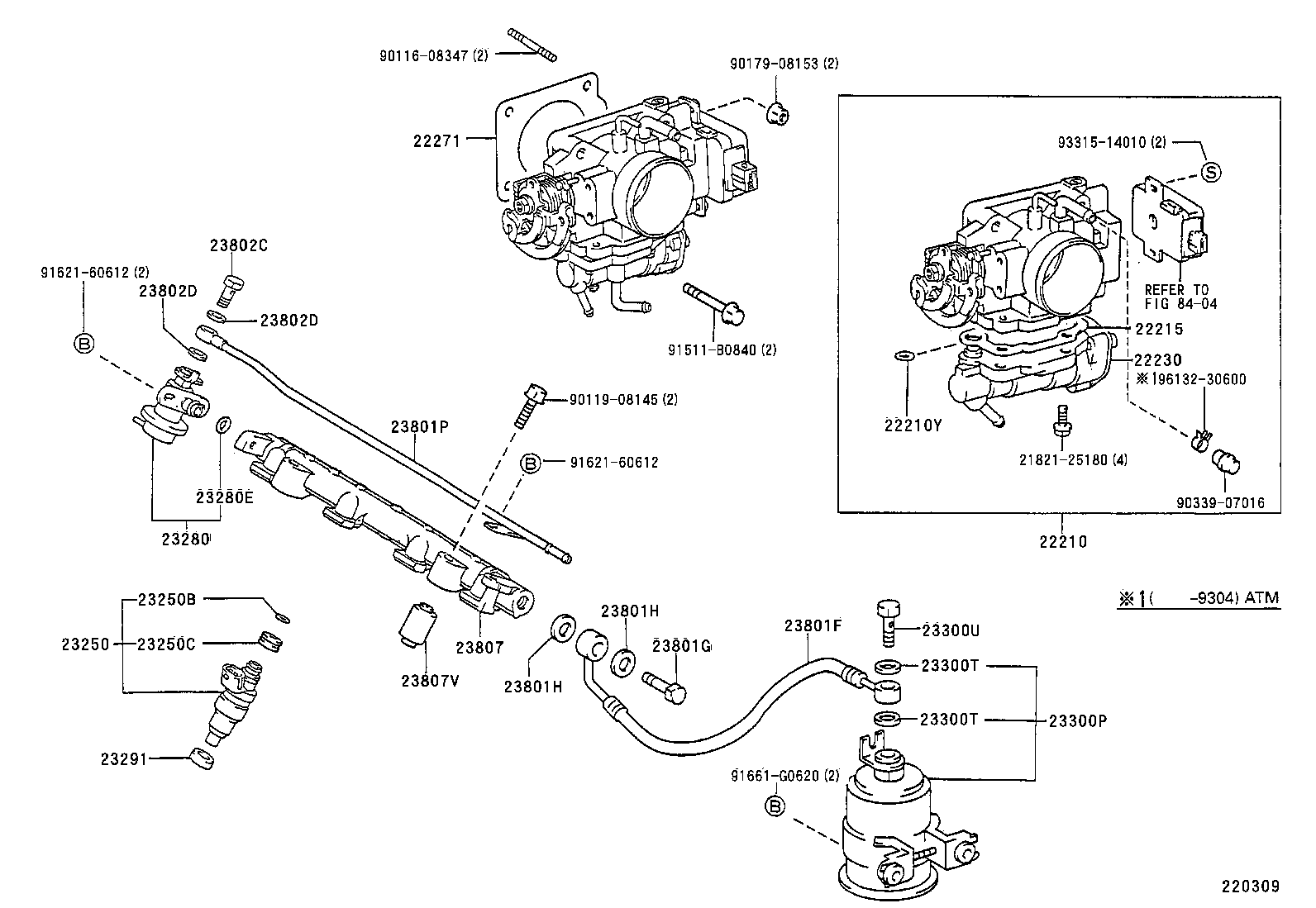 23209-11050 INJECTOR ASSY, FUEL product image