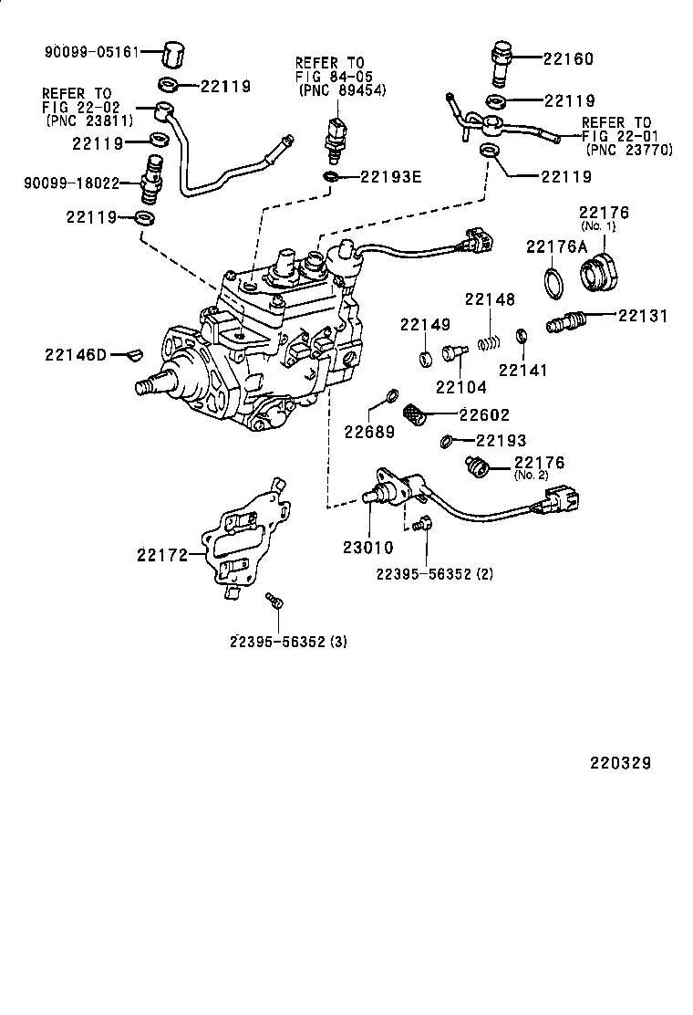 22140-5B370 HEAD SUB-ASSY, DISTRIBUTIVE PUMP product image