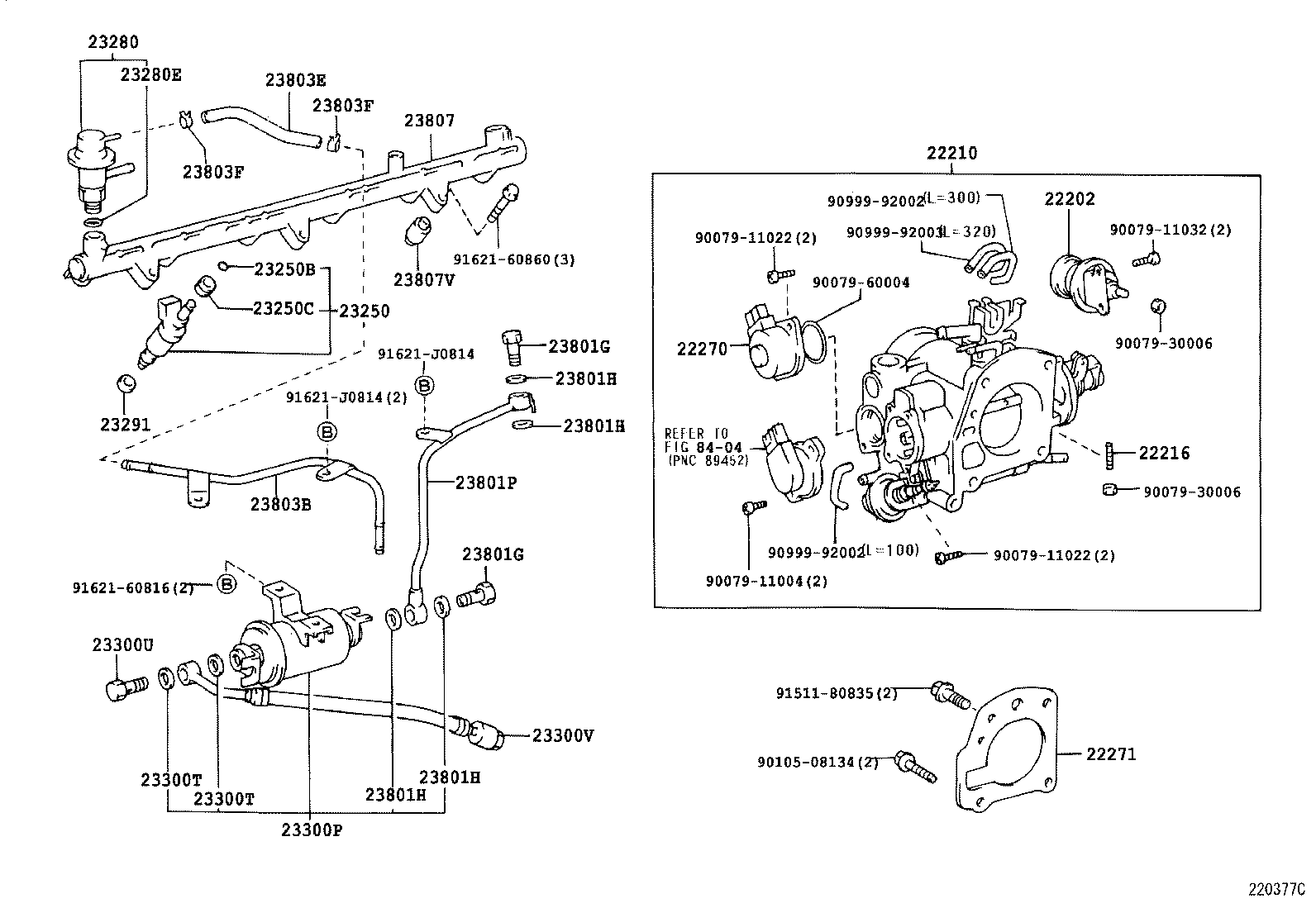 Toyota 22270-66011 VALVE ASSY, IDLE SPEED CONTROL(FOR THLOTTLE BODY)
