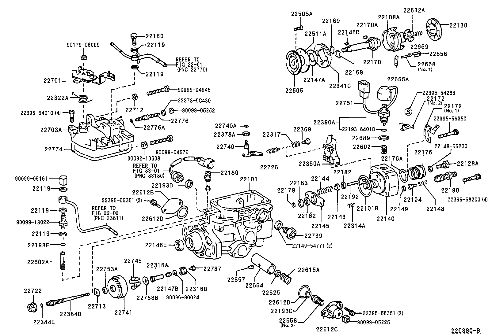 22101-5B580 HOUSING SUB-ASSY, INJECTION PUMP product image