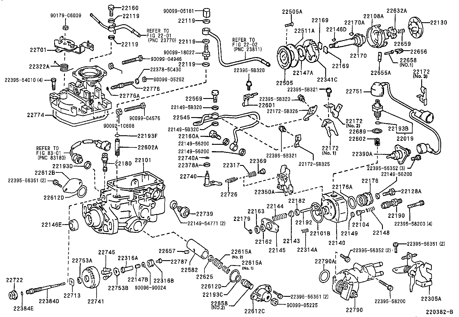 22101-5B580 HOUSING SUB-ASSY, INJECTION PUMP product image
