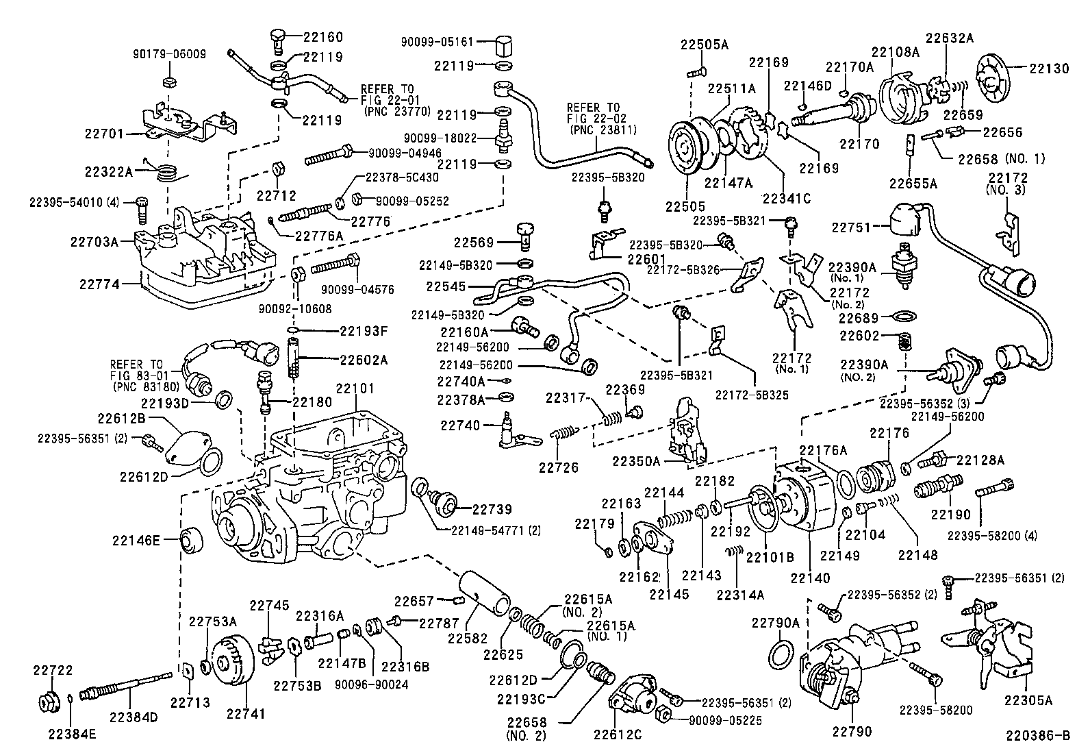 22101-5B520 HOUSING SUB-ASSY, INJECTION PUMP product image