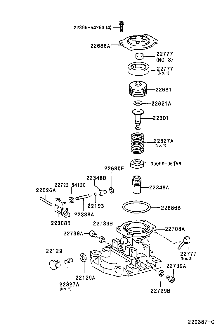 22101-5B520 HOUSING SUB-ASSY, INJECTION PUMP product image