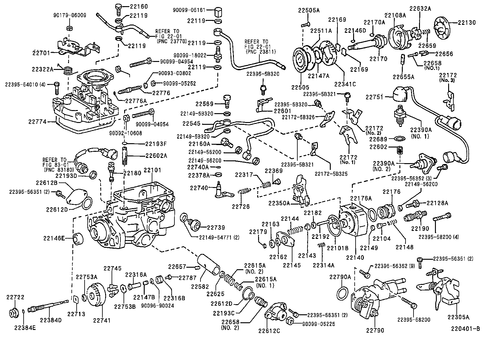 22101-5B520 HOUSING SUB-ASSY, INJECTION PUMP product image
