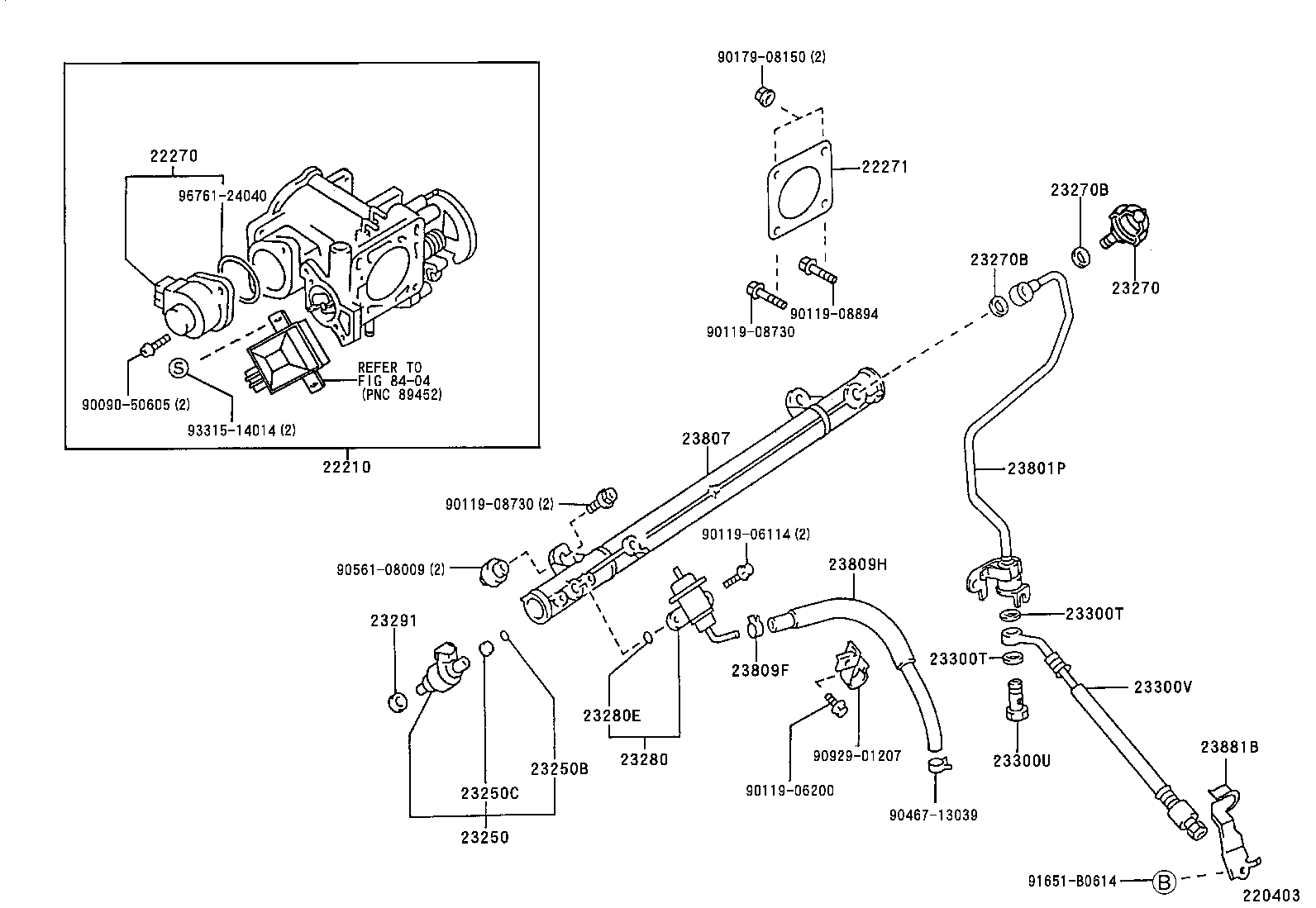 22271-46040 GASKET, THROTTLE BODY product image
