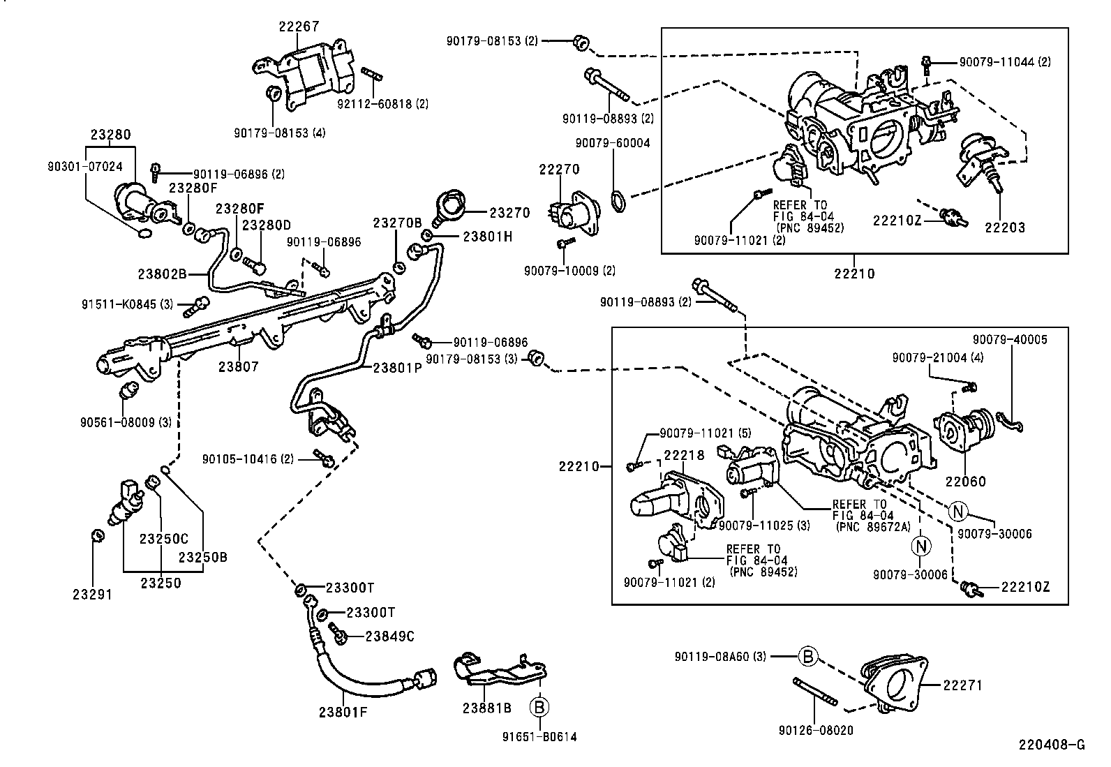 22271-46040 GASKET, THROTTLE BODY product image