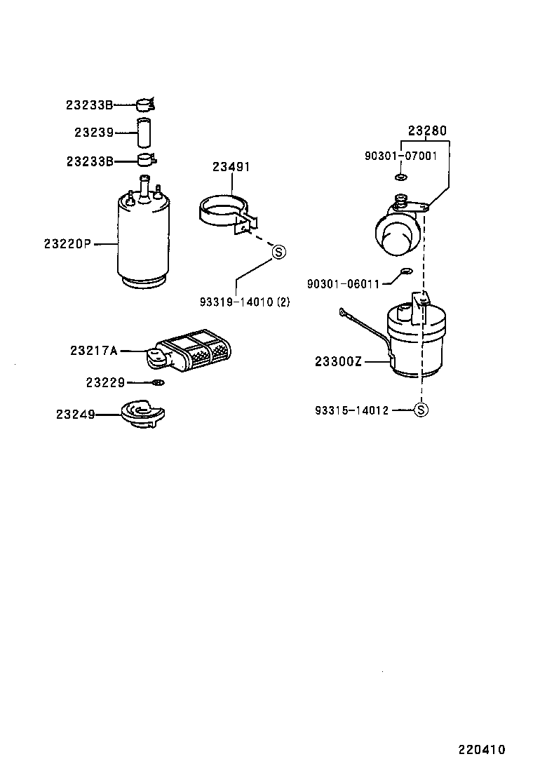 22271-50020 GASKET, THROTTLE BODY product image