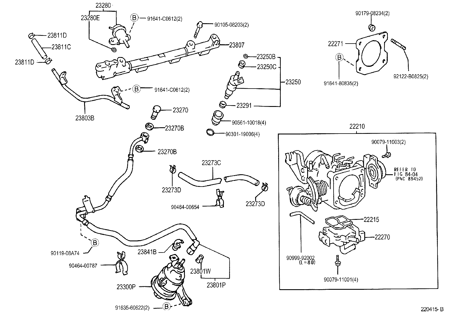 23209-79085 INJECTOR ASSY, FUEL product image
