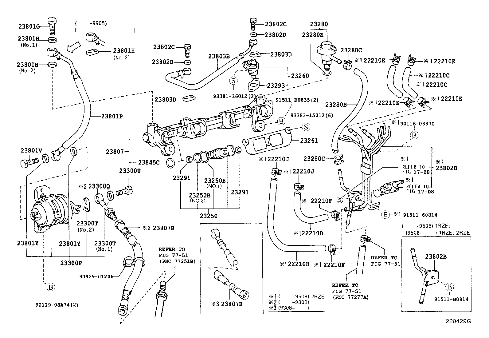 22271-75030 GASKET, THROTTLE BODY product image