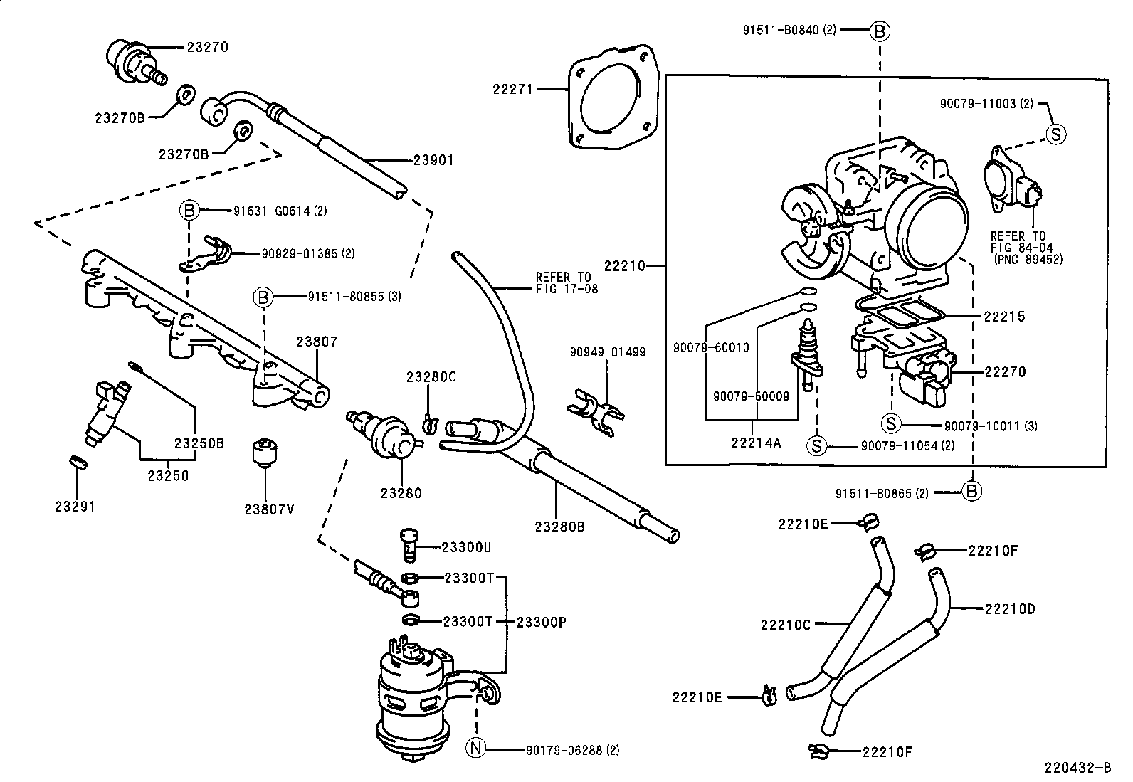 22271-88580 GASKET, THROTTLE BODY product image