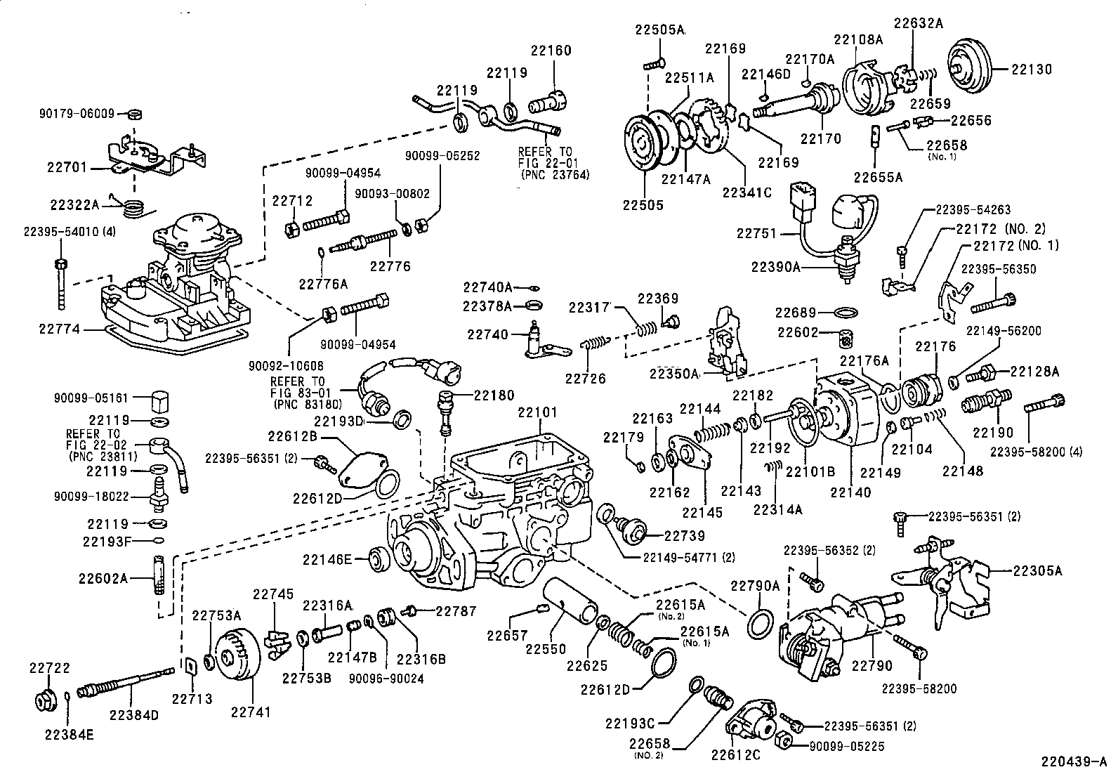 22101-5B680 HOUSING SUB-ASSY, INJECTION PUMP product image
