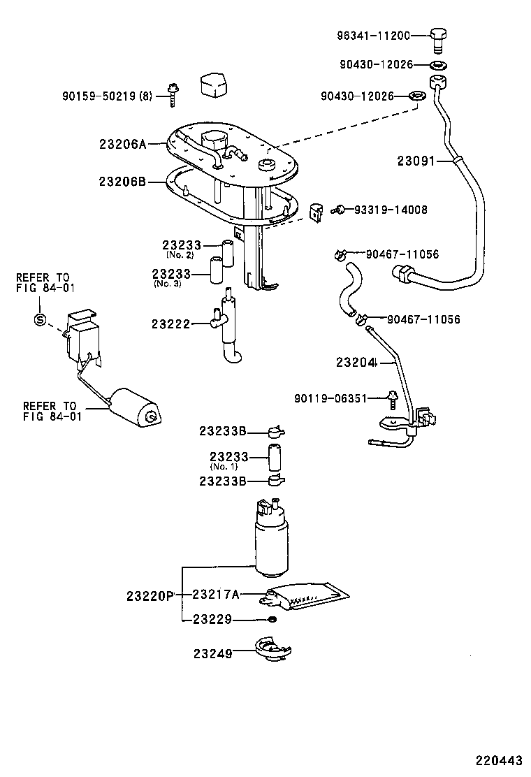 23271-74480 HOSE, FUEL product image