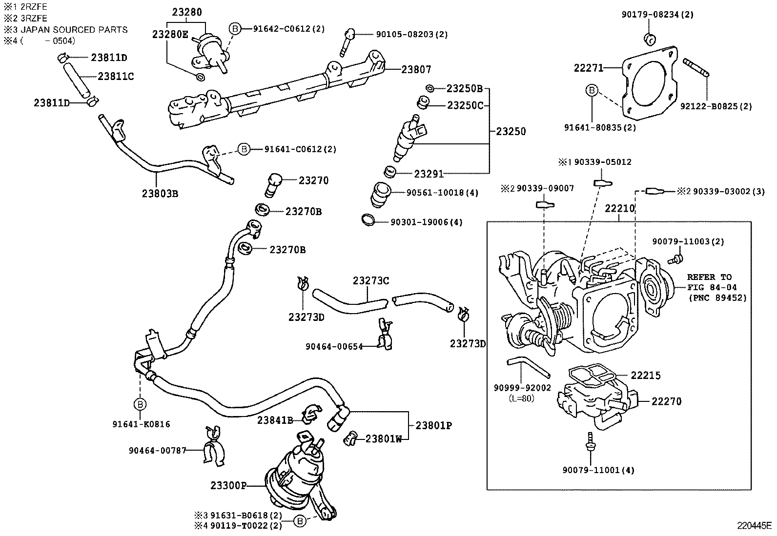 23273-75080 HOSE, FUEL, NO.2 product image