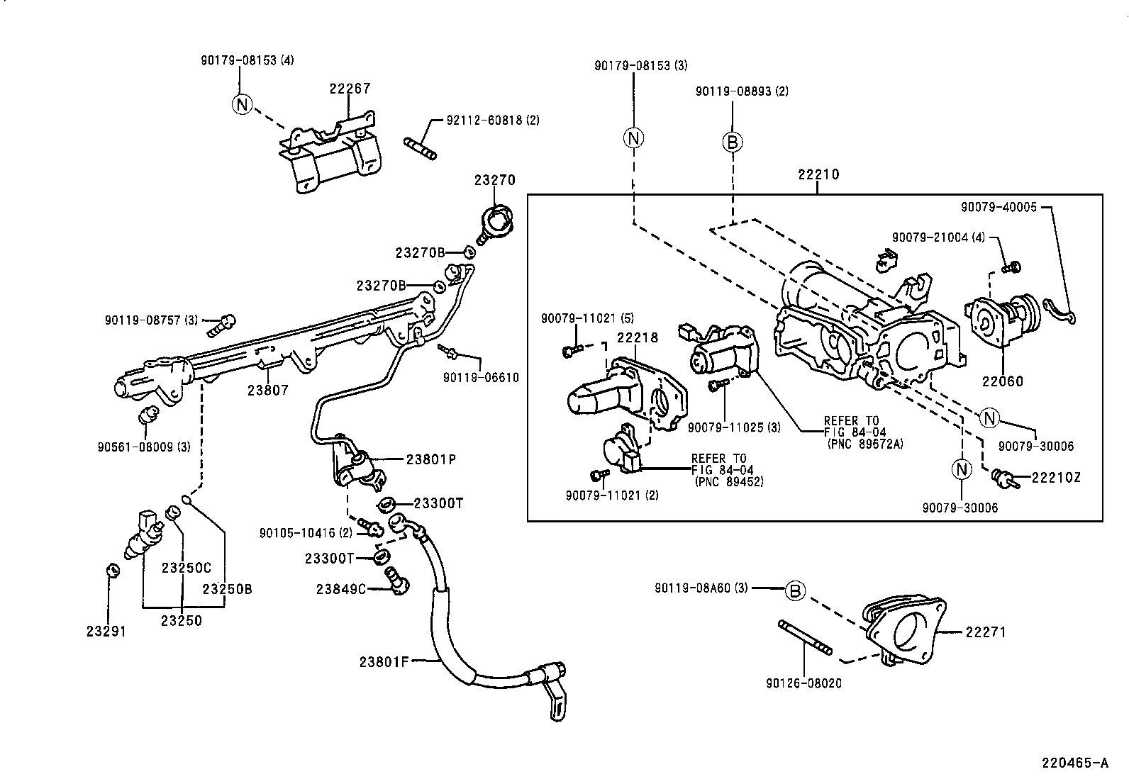 Toyota 22060-46010 LEVER ASSY, THROTTLE W/SENSOR
