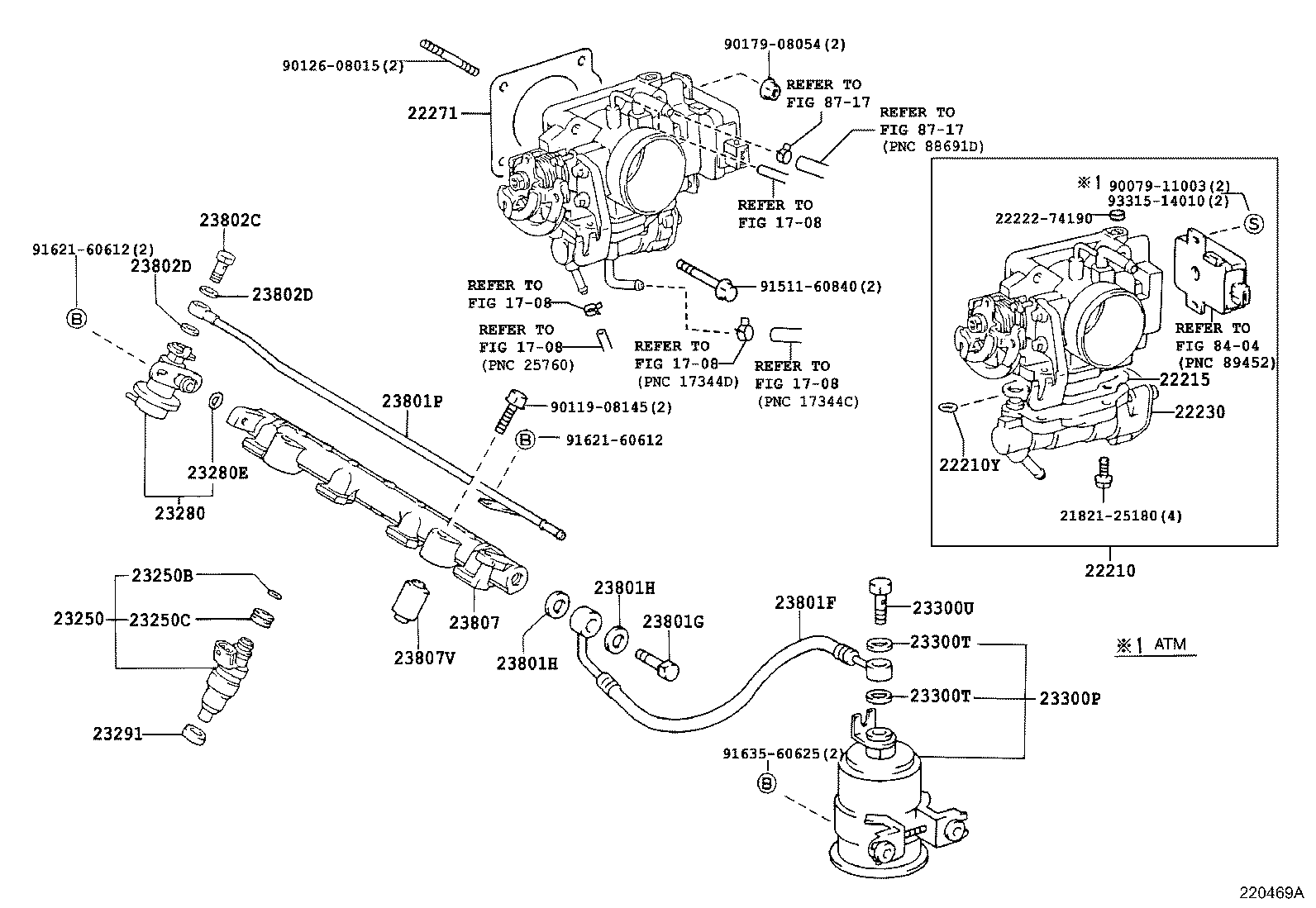 23209-11120 INJECTOR ASSY, FUEL product image