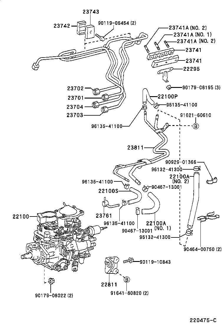 22815-27010 INSULATOR, INJECTION PUMP product image