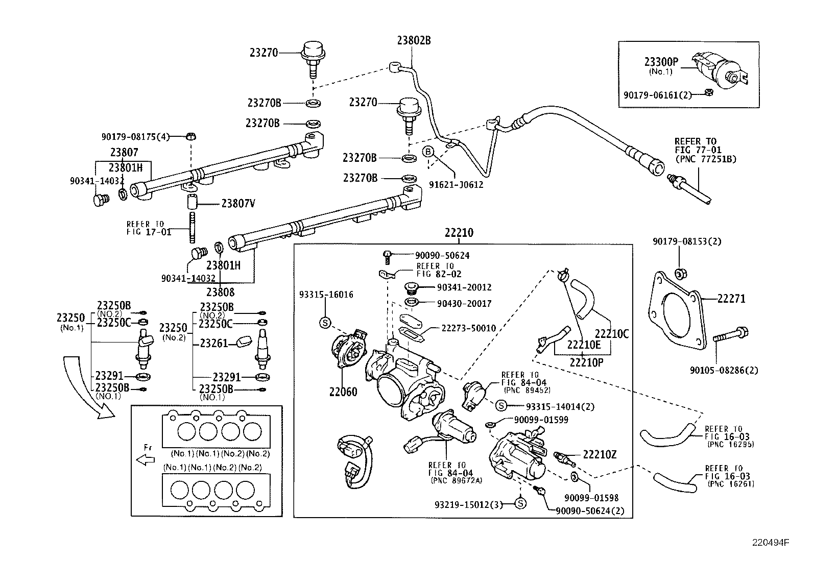 22210-50110 BODY ASSY, THROTTLE product image