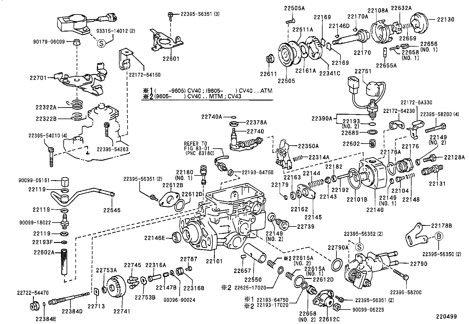 22104-6D481 VALVE SUB-ASSY, INJECTION PUMP DELIVERY product image