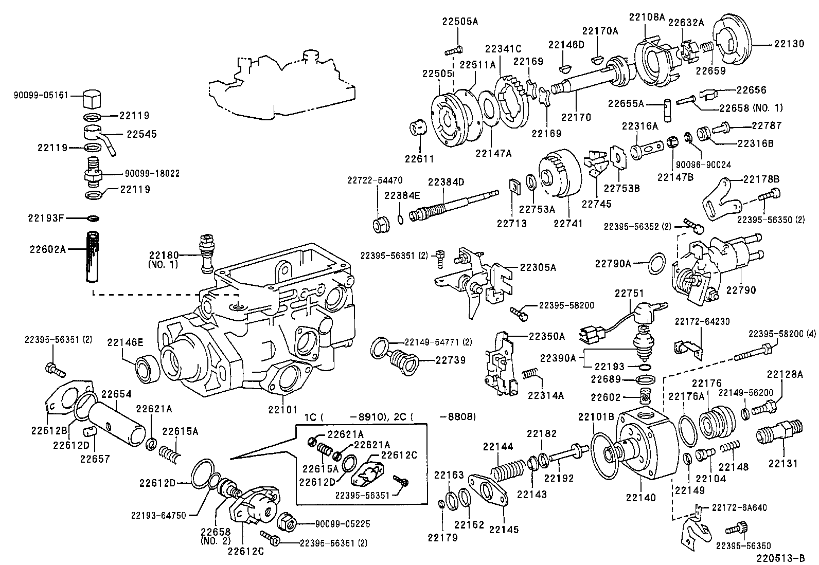 22178-6D400 BRACKET(FOR INJECTION PUMP ASSY) product image